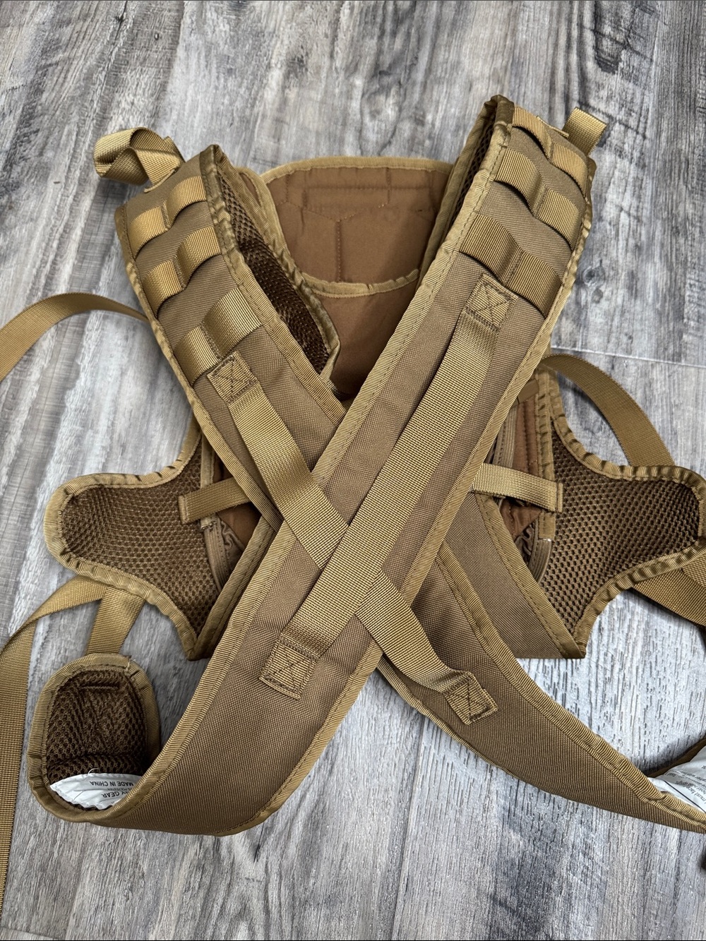 Tactical Baby Gear TBG Carrier Coyote Brown Men’s Dad - Picture 3 of 6